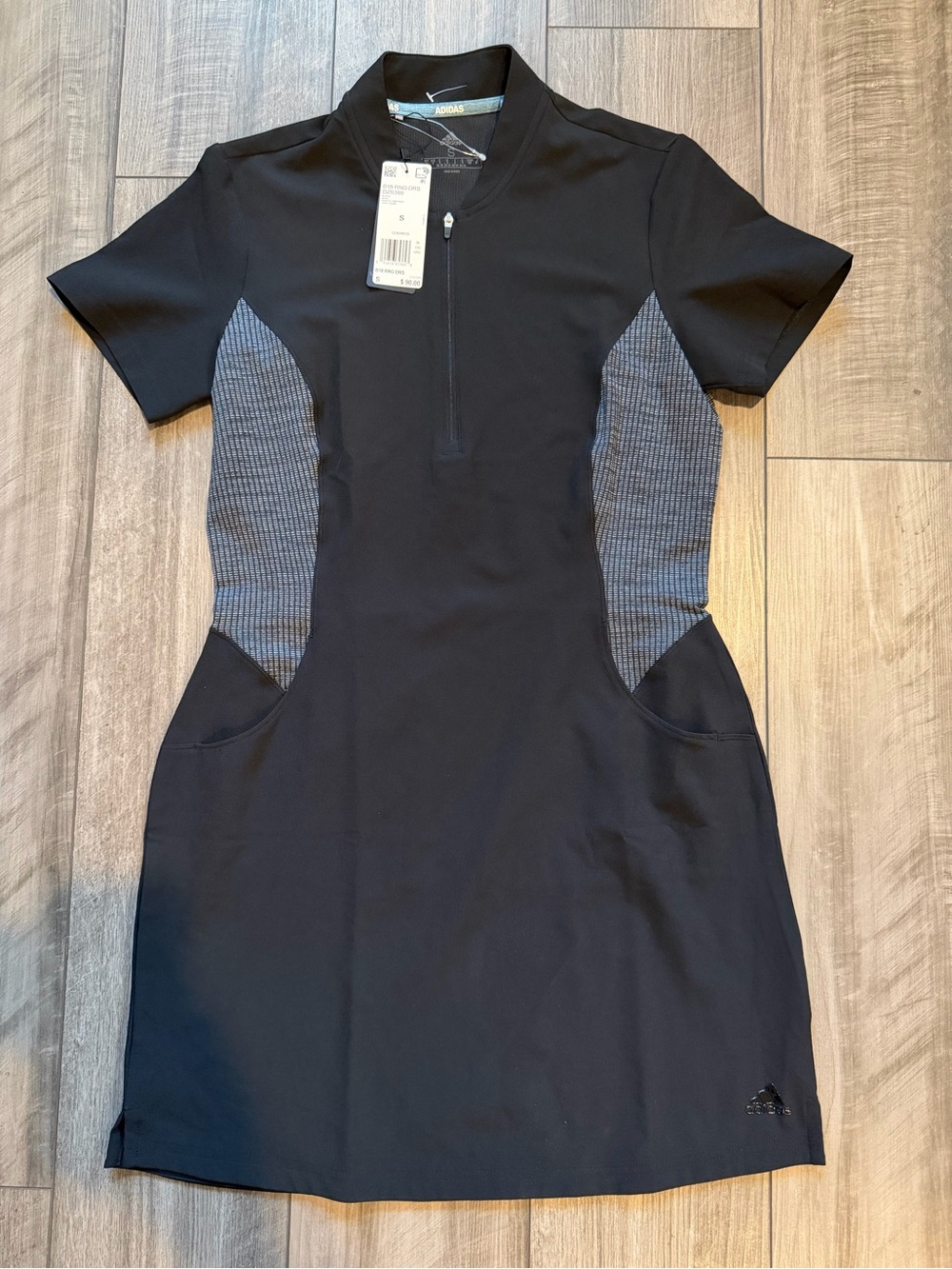 NWT Adidas Black Rangewear Athletic Mini Dress Small‎